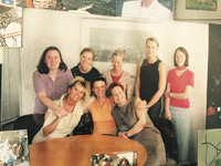 Mädels-Treffen im Jahr 2000 und Verabschiedung von Andrea nach Helmstedt [Bild 1/3]