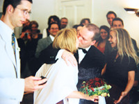 Steffi und Lutz als Trauzeugen auf der Hochzeit von Christian und Claudia [Bild 9/14]