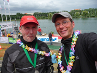 Lutz und Volker beim Swim and Run am Fühlinger See - 2010 [Bild 7/9]