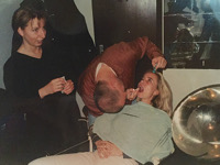 Steffi, Christian und Claudia im März 1998 in Bad Breisig [Bild 5/13]