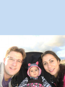 Bart und Marjan mit Mona
